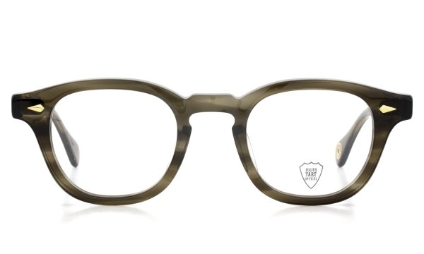 JULIUS TART OPTICAL メガネ通販 AR Gold Series メガネ通販 AR-48-24 OLIVE GREEN SASA