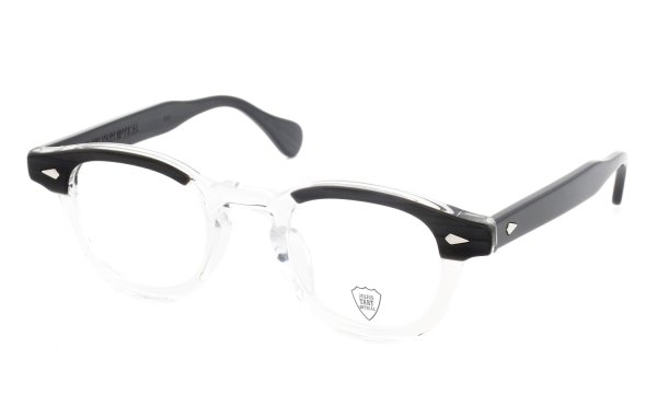 JULIUS TART OPTICAL メガネ通販 AR-46-24 BLACK WOOD CLEAR