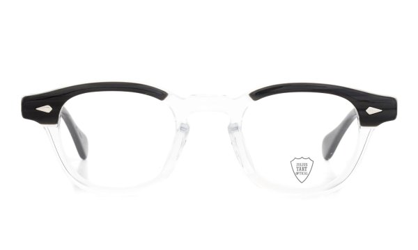 JULIUS TART OPTICAL メガネ通販 AR-46-24 BLACK WOOD CLEAR