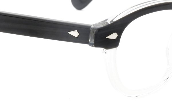 JULIUS TART OPTICAL メガネ通販 AR-46-24 BLACK WOOD CLEAR