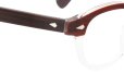 JULIUS TART OPTICAL メガネ通販 AR-46-24 RED WOOD CLEAR