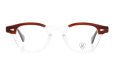 JULIUS TART OPTICAL メガネ通販 AR-46-24 RED WOOD CLEAR