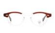 JULIUS TART OPTICAL メガネ通販 AR-44-24 RED WOOD CLEAR