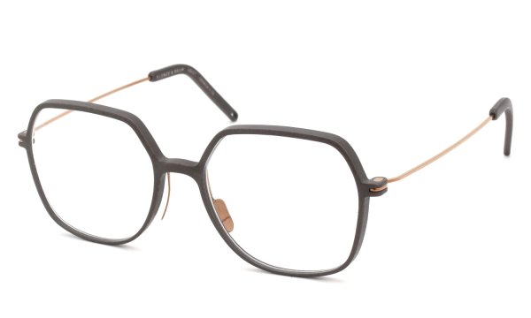 KLENZE&BAUM 3Dプリントメガネ通販 [ASKET] YAMADA-NP col.009 ASH/ROSE GOLD