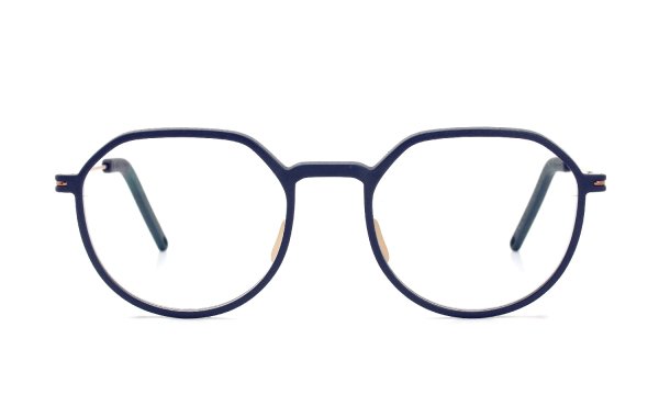 KLENZE&BAUM 3Dプリントメガネ通販 [ASKET] NELSON col.003 NIGHTSHADE/ROSE GOLD 