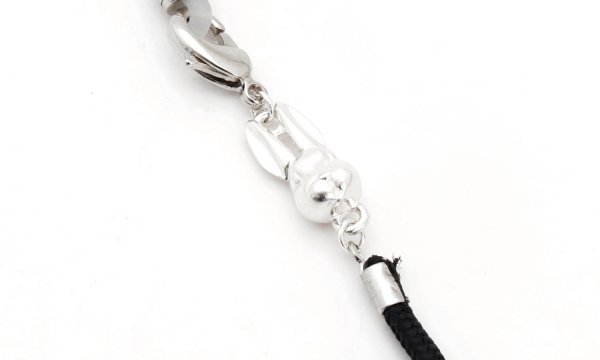 THE LEASH CORD グラスコード通販 Atwood Rope/Urawa-Rabbit Black/Silver925