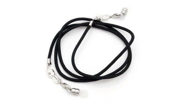 THE LEASH CORD グラスコード通販 Atwood Rope/Urawa-Rabbit Black/Silver925