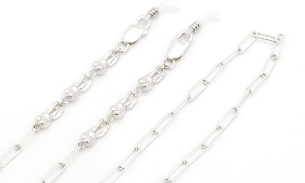 THE LEASH CORD グラスコード通販 Oblong Chain/Urawa-Rabbit Silver925