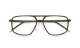 KLENZE&BAUM 3Dプリントメガネ通販  [SLEEK ECOLUCENT] FRASER-NP col.022 MOSS/SILVER