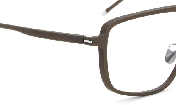 KLENZE&BAUM 3Dプリントメガネ通販  [SLEEK ECOLUCENT] FRASER-NP col.022 MOSS/SILVER