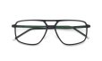 KLENZE&BAUM 3Dプリントメガネ通販  [SLEEK ECOLUCENT] FRASER-NP col.001 COAL/SILVER
