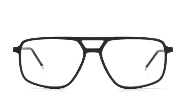 KLENZE&BAUM 3Dプリントメガネ通販  [SLEEK ECOLUCENT] FRASER-NP col.001 COAL/SILVER