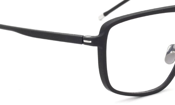 KLENZE&BAUM 3Dプリントメガネ通販  [SLEEK ECOLUCENT] FRASER-NP col.001 COAL/SILVER