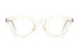 YUICHI TOYAMA. メガネ通販 YYZ U-181 COL.02 Clear sand grey / Gold+Silver