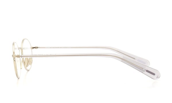 YUICHI TOYAMA. for ポンメガネ 限定生産メガネ通販 Nagy U-176 COL.7 サテン仕上げ White Gold / Clear gray