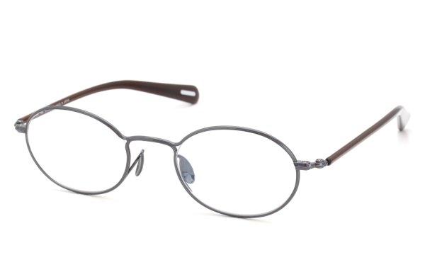 YUICHI TOYAMA. for ポンメガネ 限定生産メガネ通販 Nagy U-176 COL.8 Dark navy / Dark brown