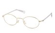 YUICHI TOYAMA. for ポンメガネ 限定生産メガネ通販 Nagy U-176 COL.7 サテン仕上げ White Gold / Clear gray