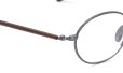 YUICHI TOYAMA. for ポンメガネ 限定生産メガネ通販 Nagy U-176 COL.8 Dark navy / Dark brown