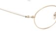 YUICHI TOYAMA. for ポンメガネ 限定生産メガネ通販 Nagy U-176 COL.7 サテン仕上げ White Gold / Clear gray
