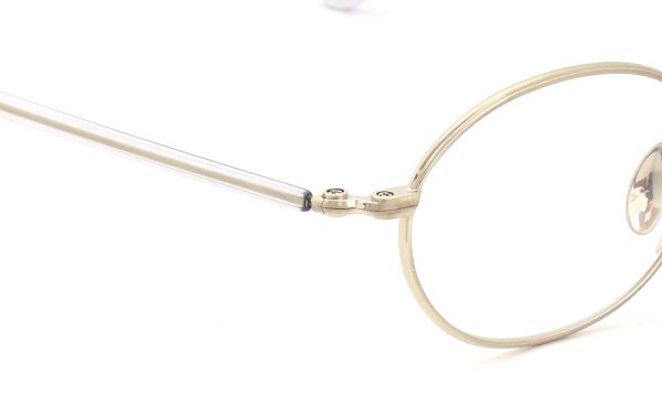 YUICHI TOYAMA. for ポンメガネ 限定生産メガネ通販 Nagy U-176 COL.7 サテン仕上げ White Gold / Clear gray