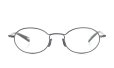 YUICHI TOYAMA. for ポンメガネ 限定生産メガネ通販 Nagy U-176 COL.8 Dark navy / Dark brown