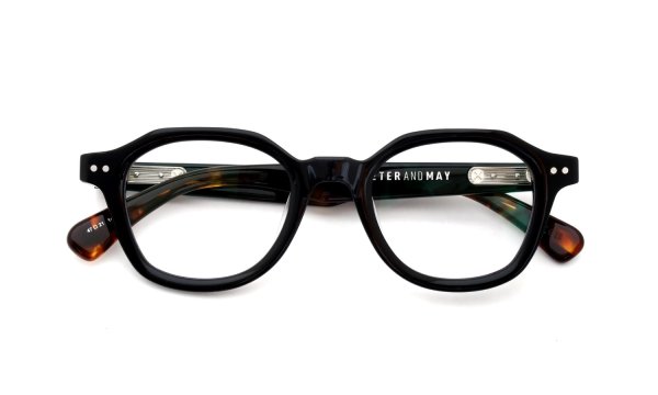 PETER AND MAY ピーターアンドメイ 伊達メガネ SKY col.BLACK