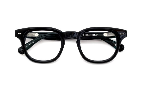 PETER AND MAY ピーターアンドメイ 伊達メガネ LAST NIGHT col.BLACK