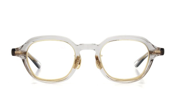 YUICHITOYAMA:5 メガネ通販 BEACON col.4 Clear gray / Gold