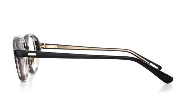 YUICHITOYAMA:5 メガネ通販 BEACON col.2 Black+Clear / White gold