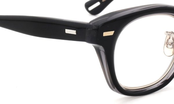 YUICHITOYAMA:5 メガネ通販 DIABLO col.2 Black+Clear / White gold