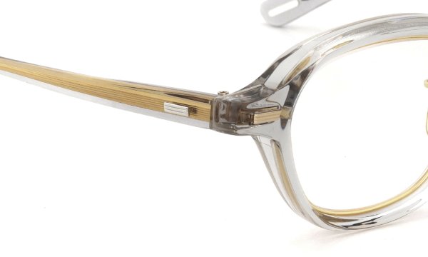 YUICHITOYAMA:5 メガネ通販 BEACON col.4 Clear gray / Gold