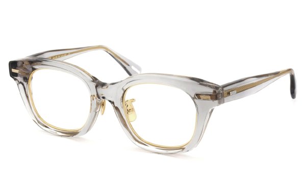 YUICHITOYAMA:5 メガネ DIABLO col.4 Clear gray / Gold