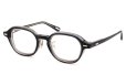 YUICHITOYAMA:5 メガネ通販 BEACON col.2 Black+Clear / White gold