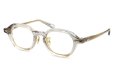YUICHITOYAMA:5 メガネ通販 BEACON col.4 Clear gray / Gold