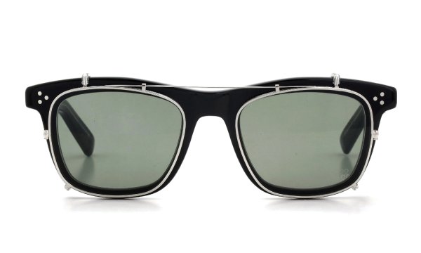 YELLOWS PLUS メガネ+クリップオンサングラス DALLAS C1 black /silver