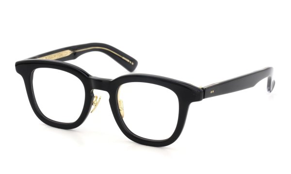 YELLOWS PLUS for ポンメガネ 跳ね上げ式メガネ通販 JACKSON BLACK/24KG