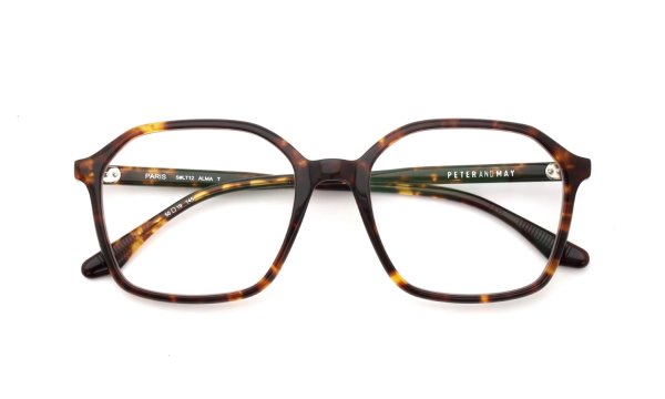 PETER AND MAY ピーターアンドメイ 多角形メガネ通販 ALMA col.TORTOISE