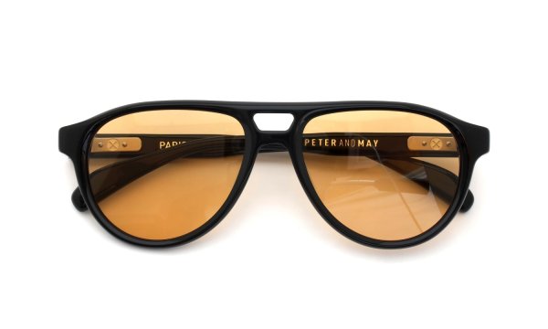 PETER AND MAY ピーターアンドメイ サングラス通販 YAN col.BLACK/AMBER