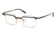 YOSHINORI AOYAMA ヨシノリアオヤマ メガネ通販 YA-002 col.03 black matte / pink gold