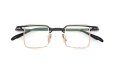 YOSHINORI AOYAMA ヨシノリアオヤマ メガネ通販 YA-002 col.03 black matte / pink gold