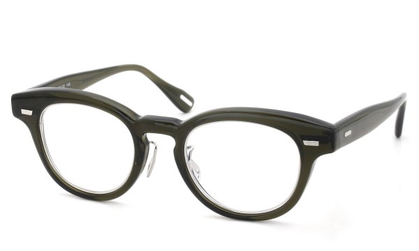 YUICHI TOYAMA メガネ通販 U-128RS IND col.02 Khaki / Silver