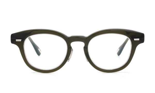 YUICHI TOYAMA メガネ通販 U-128RS IND col.02 Khaki / Silver