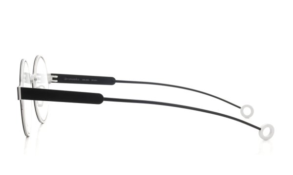 Arumamika メガネ通販 AM-26G col.BKWH 側面