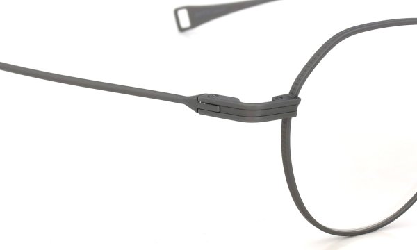 DITA Lancier ディータランシアー メガネ LSA-117 DLX117-A-03 Gunmetal ヒンジ表側ディテール