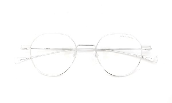 DITA Lancier ディータランシアー メガネ LSA-117 DLX117-A-05 Shiny Silver 折りたたみ正面