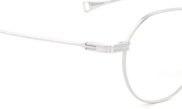 DITA Lancier ディータランシアー メガネ LSA-117 DLX117-A-05 Shiny Silver ヒンジ表側ディテール