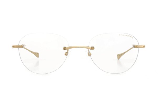 DITA Lancier ディータランシアー 縁無しメガネ通販 LSA-121 DLX121-A-01 Gold Sand