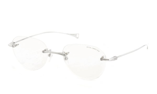 DITA Lancier ディータランシアー 縁無しメガネ通販 LSA-121 DLX121-A-05 Shiny Silver