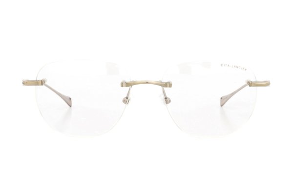 DITA Lancier ディータランシアー 縁無しメガネ通販 LSA-130 DLX130-A-01 Gold Sand 正面