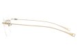 DITA Lancier ディータランシアー 縁無しメガネ通販 LSA-130 DLX130-A-01 Gold Sand 側面